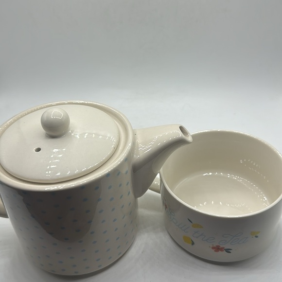 Clay Art Spill the Tea Mug and cup set - Picture 6 of 7